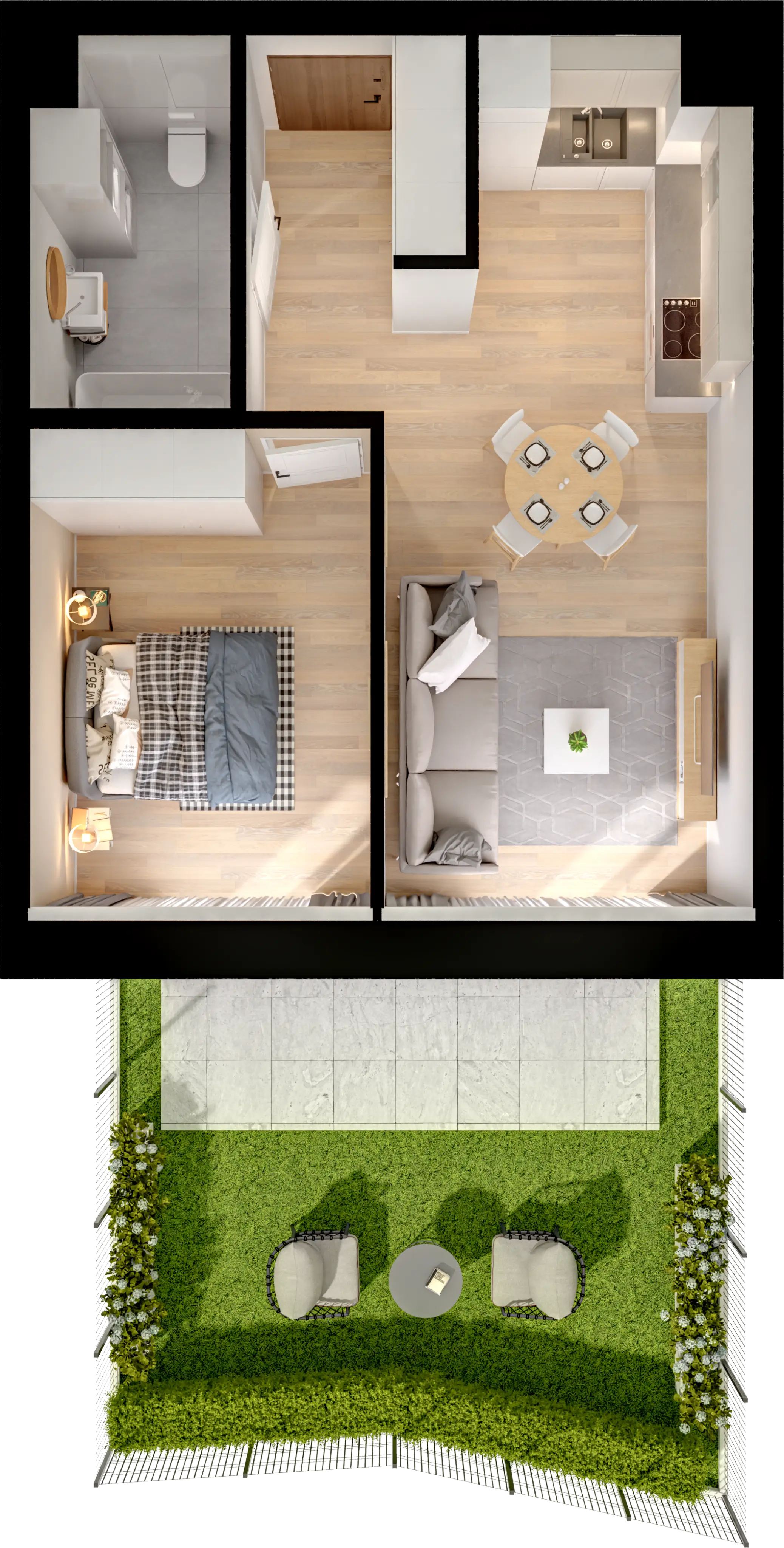 Single flat view